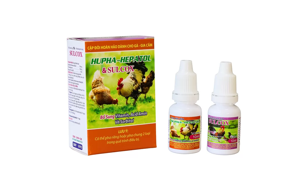 Cặp đôi HUPHA-HEPATOL và  SULCOX